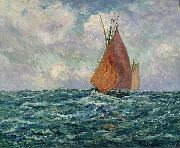 Maxime Maufra Thonier en mer painting